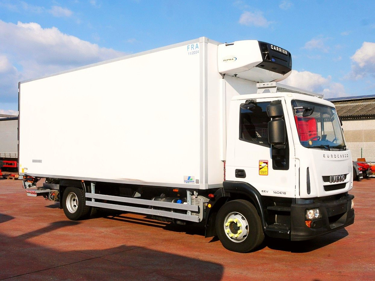 Iveco 140E18 FLEISH KUHLKOFFER CARRIER SUPRA 550 LBW Iveco 140E18 FLEISH KUHLKOFFER CARRIER SUPRA 550 LBW - Camion frigorifique: photos 3 Iveco 140E18 FLEISH KUHLKOFFER CARRIER SUPRA 550 LBW Iveco 140E18 FLEISH KUHLKOFFER CARRIER SUPRA 550 LBW - Camion frigorifique: photos 3