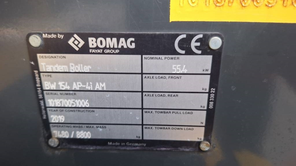 Bomag BW 154 AP-4i AM - Rouleau compresseur: photos 3 Bomag BW 154 AP-4i AM - Rouleau compresseur: photos 3