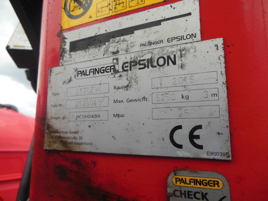 Camion grumier, Camion grue Scania R450,6X4, EPSILON 170+AUFLIEGER UMIKOV TELESKOP: photos 10