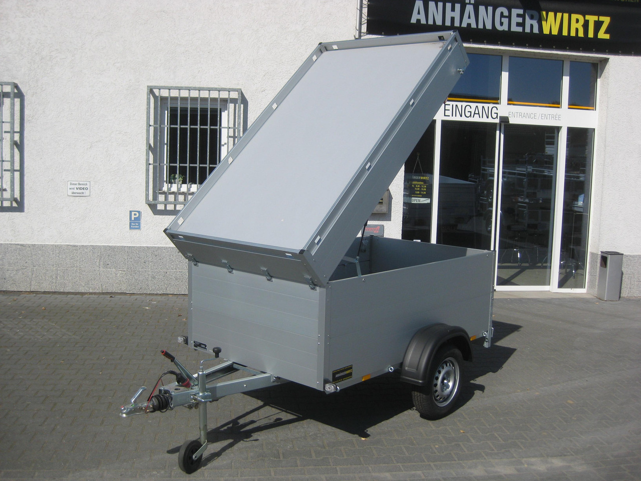 ALUBOXX Deckelanhänger GTB 750 VT1 211x126x83cm (XS) 750kg - Remorque voiture: photos 1 ALUBOXX Deckelanhänger GTB 750 VT1 211x126x83cm (XS) 750kg - Remorque voiture: photos 1