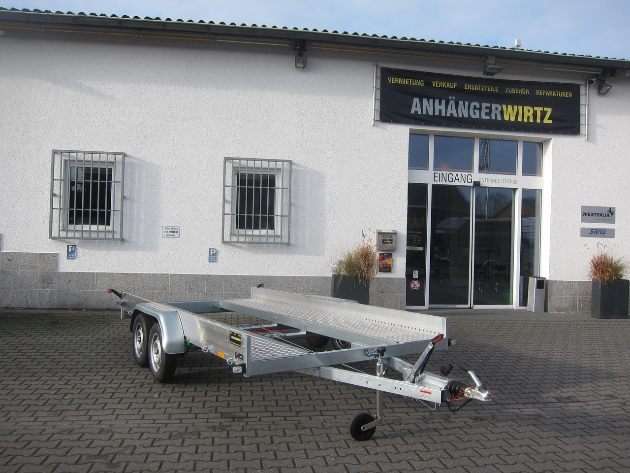 Anssems AMT ECO 2000 light 400x188x18cm (XL) Alurampen 2000kg Wohnmobilanhänger Januar Aktion - Remorque porte-voitures: photos 5 Anssems AMT ECO 2000 light 400x188x18cm (XL) Alurampen 2000kg Wohnmobilanhänger Januar Aktion - Remorque porte-voitures: photos 5