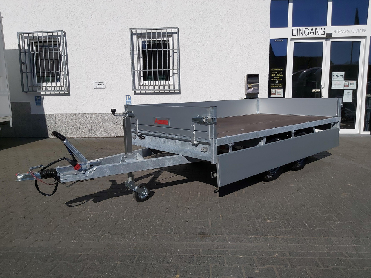 Anssems Hochlader PSX - S 2000 305x153x30cm (M) 2000kg - Remorque plateau: photos 2 Anssems Hochlader PSX - S 2000 305x153x30cm (M) 2000kg - Remorque plateau: photos 2