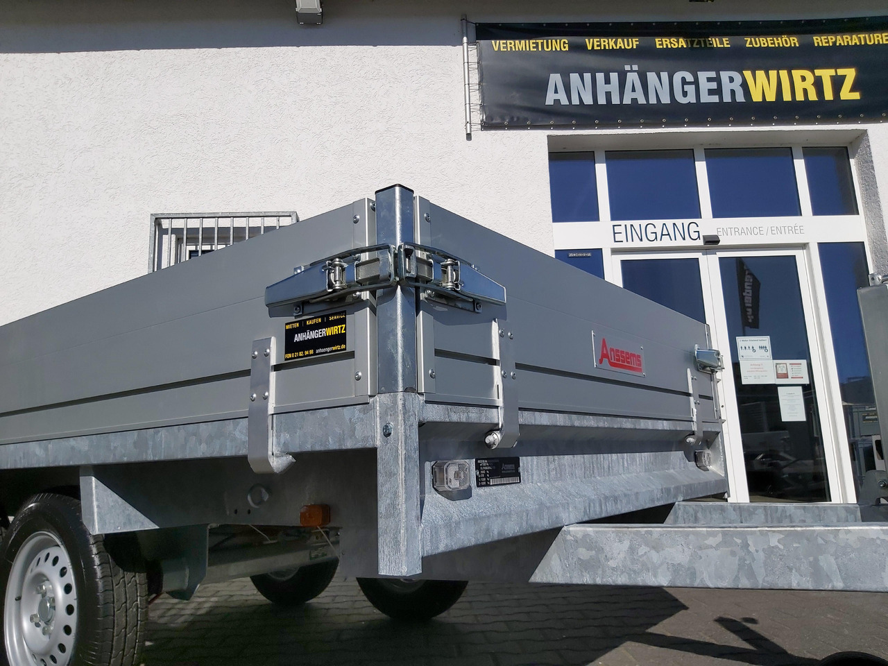 Anssems Hochlader PSX - S 2500 305x153x30cm (M) 2500kg preorder Aktion online - Remorque plateau: photos 4 Anssems Hochlader PSX - S 2500 305x153x30cm (M) 2500kg preorder Aktion online - Remorque plateau: photos 4