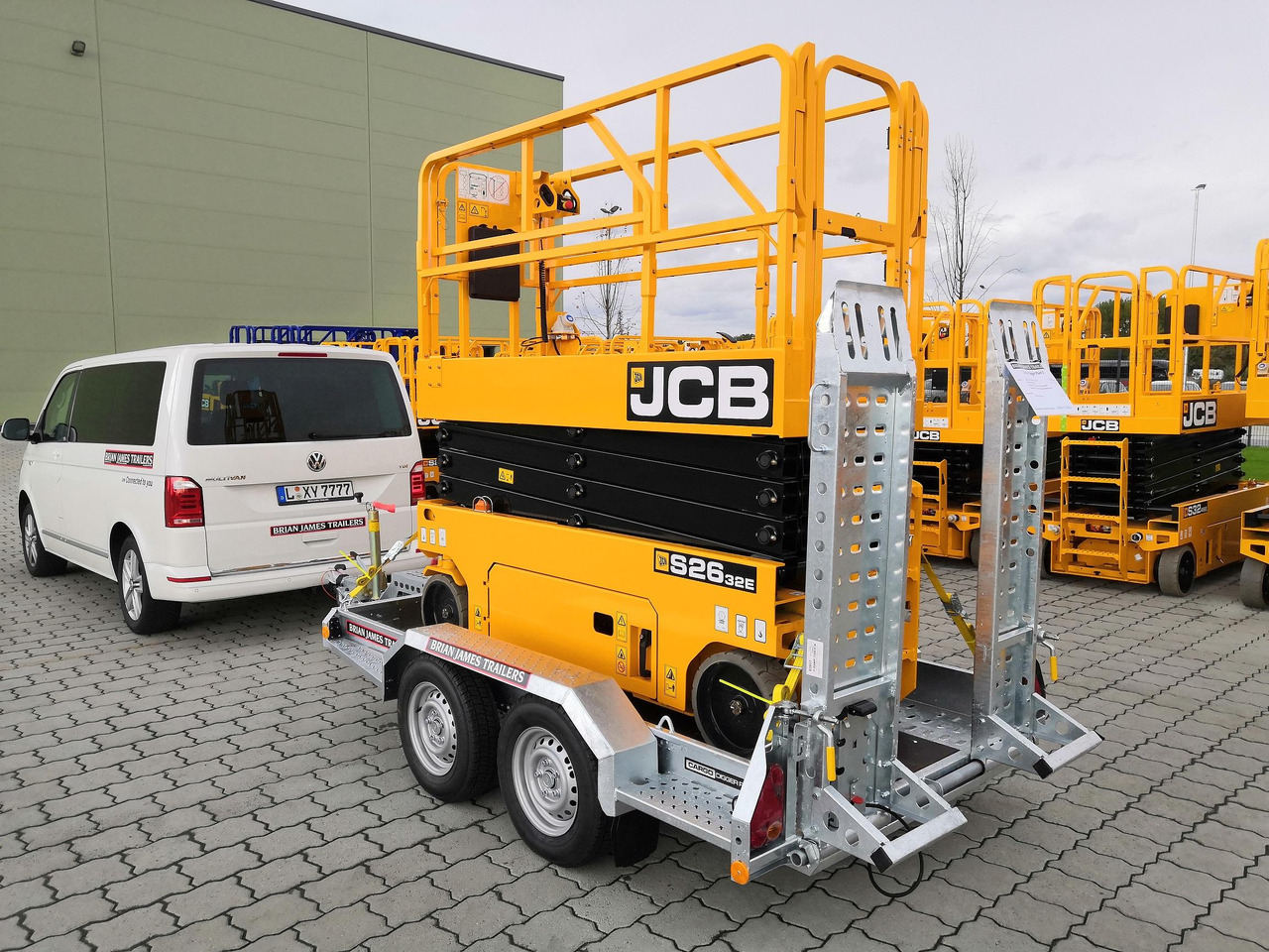 Brian James Digger Plant 543-2813-27 280x130cm Schaufelablage Rampen Reserverad 2700kg Aktion - Remorque porte engin: photos 4 Brian James Digger Plant 543-2813-27 280x130cm Schaufelablage Rampen Reserverad 2700kg Aktion - Remorque porte engin: photos 4