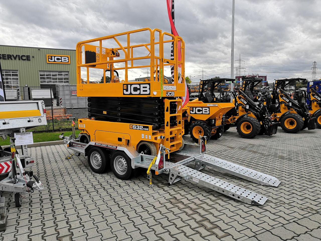 Brian James Digger Plant 543-2813-27 280x130cm Schaufelablage Rampen Reserverad 2700kg Aktion - Remorque porte engin: photos 1 Brian James Digger Plant 543-2813-27 280x130cm Schaufelablage Rampen Reserverad 2700kg Aktion - Remorque porte engin: photos 1