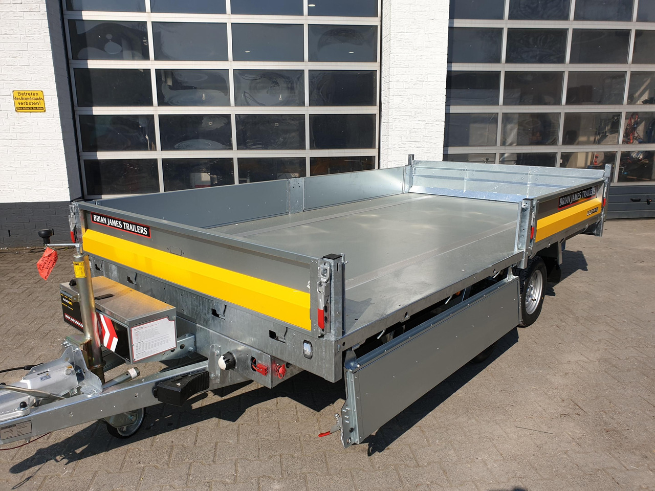 Brian James Trailer CarGO Tipper 2 elektrisch 360x195x30cm Pendelklappe Tandem niedrig 12" 3500kg os - Remorque benne: photos 5 Brian James Trailer CarGO Tipper 2 elektrisch 360x195x30cm Pendelklappe Tandem niedrig 12" 3500kg os - Remorque benne: photos 5