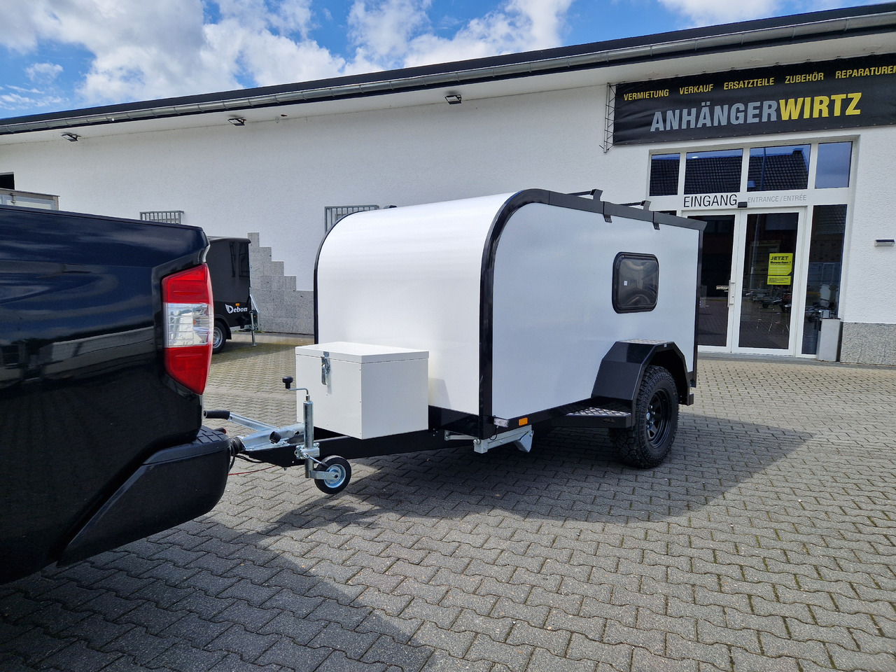 Cargo Base Camp offroad M 290x148x128cm Solar Akku 12 Volt Reeling 1350kg 100km/H - Caravane: photos 1 Cargo Base Camp offroad M 290x148x128cm Solar Akku 12 Volt Reeling 1350kg 100km/H - Caravane: photos 1