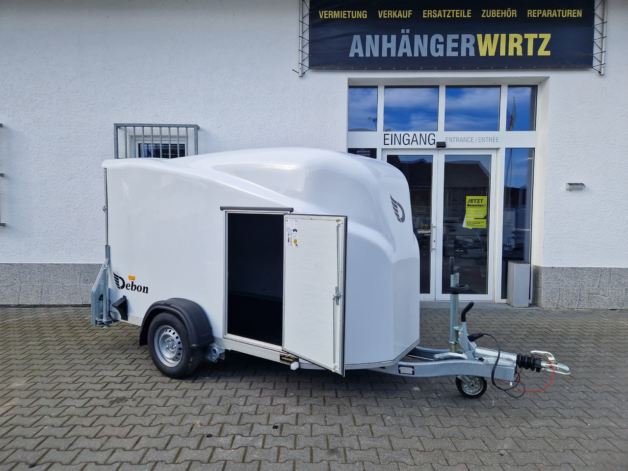 Debon Cargo 1300 300x152x168cm white Seitentür Pullman II 100km/H 1300kg Modell 2025 - Remorque fourgon: photos 2 Debon Cargo 1300 300x152x168cm white Seitentür Pullman II 100km/H 1300kg Modell 2025 - Remorque fourgon: photos 2