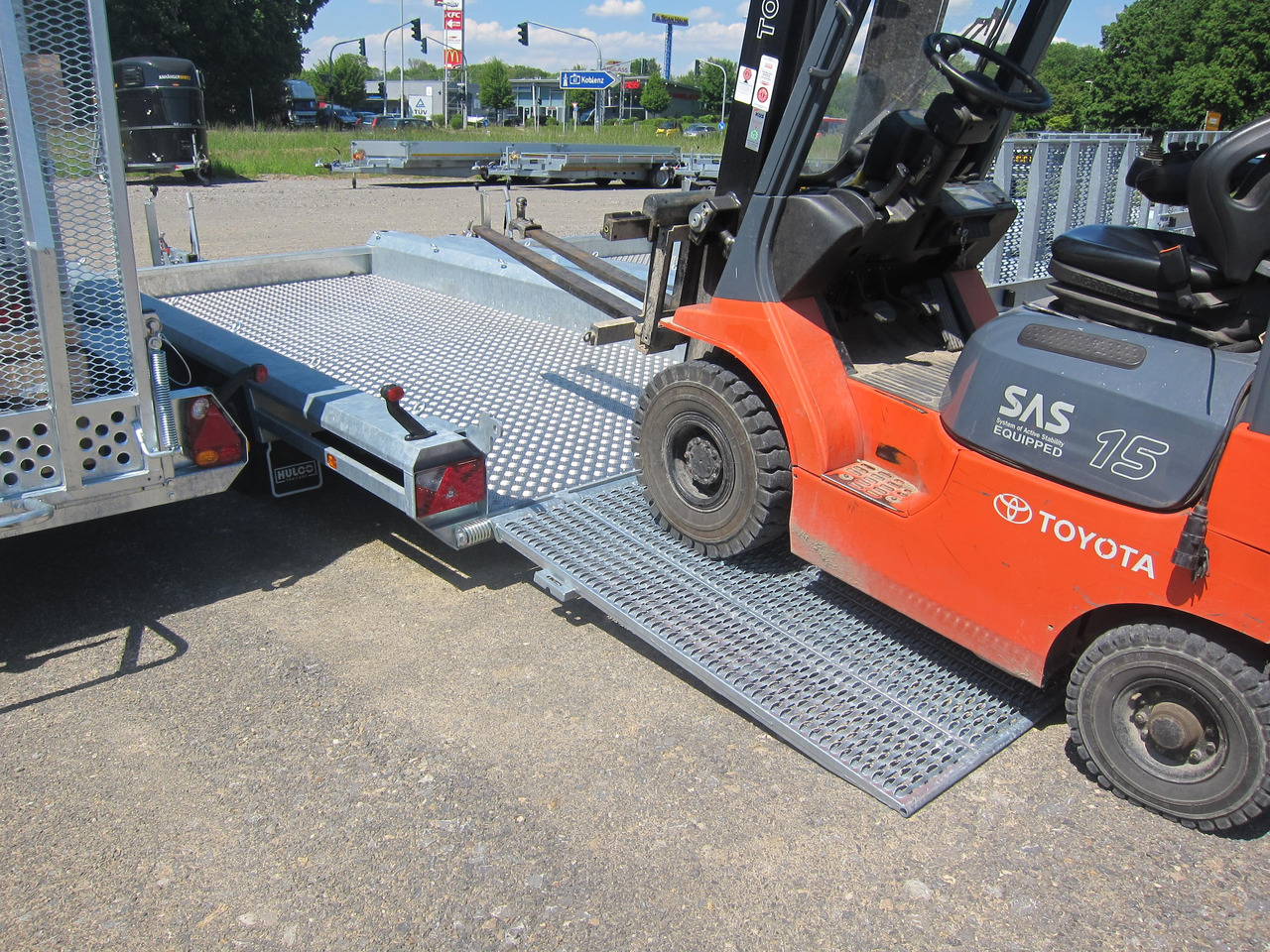 HULCO TERRAX Aluboden 394x180x27cm Heckrampe 150cm (XL) 3000kg - Remorque porte engin: photos 4 HULCO TERRAX Aluboden 394x180x27cm Heckrampe 150cm (XL) 3000kg - Remorque porte engin: photos 4