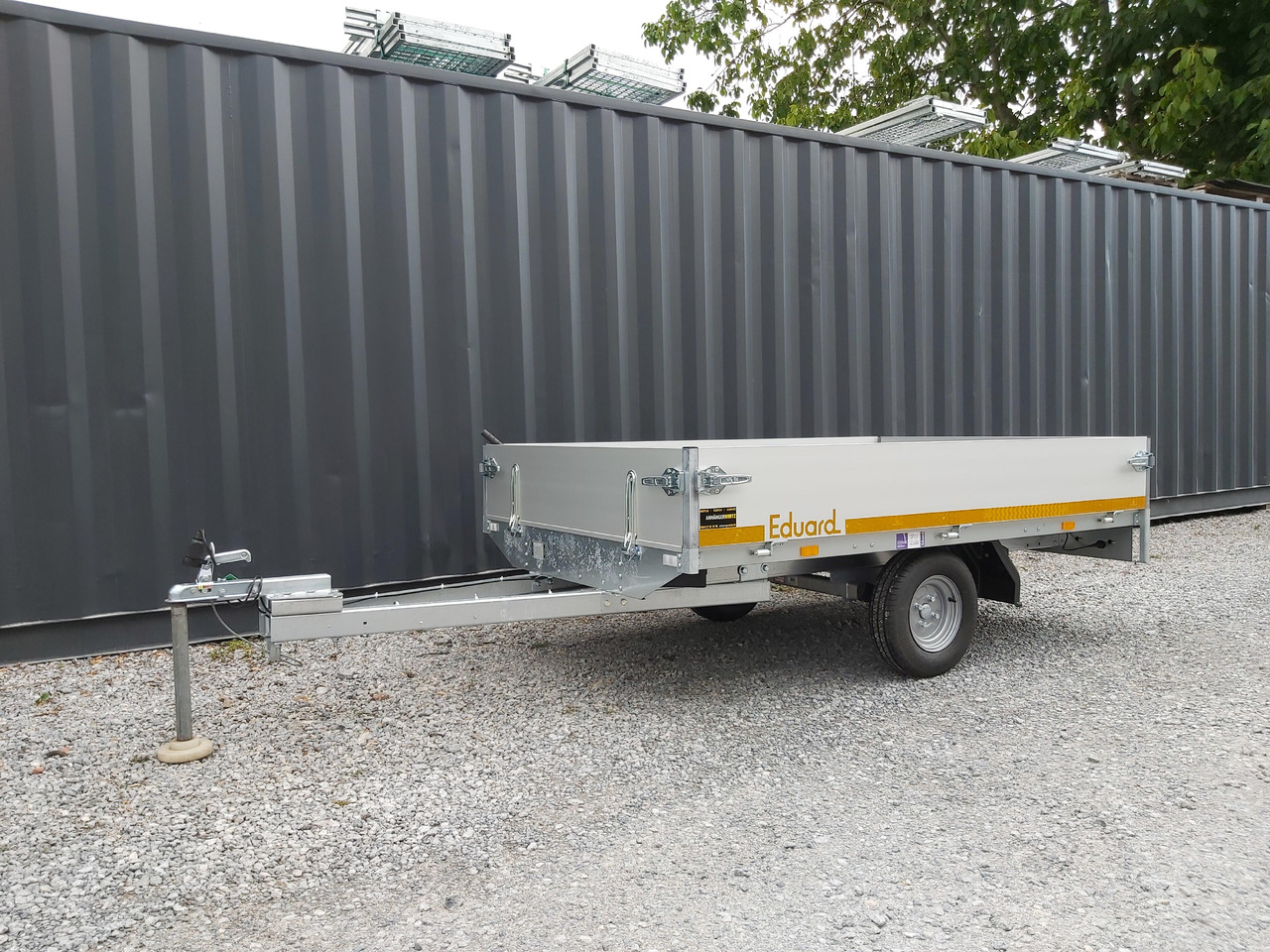 Hochlader light 2514 250x145x30cm Lfh 56cm 145/80 R10" (S) 750kg ungebremst - Remorque voiture: photos 1 Hochlader light 2514 250x145x30cm Lfh 56cm 145/80 R10" (S) 750kg ungebremst - Remorque voiture: photos 1