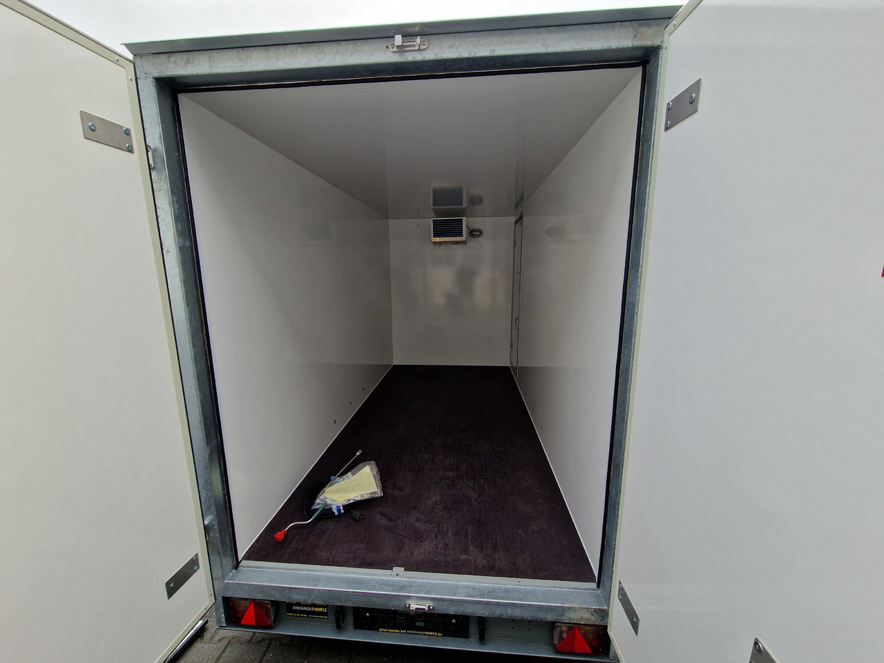 Remorque frigorifique Kargo CoolBoxx FK2736HT 355x162x198cm Seitentür 230V +Kühler Govi Arktik 2000 100km/H 2700kg: photos 10