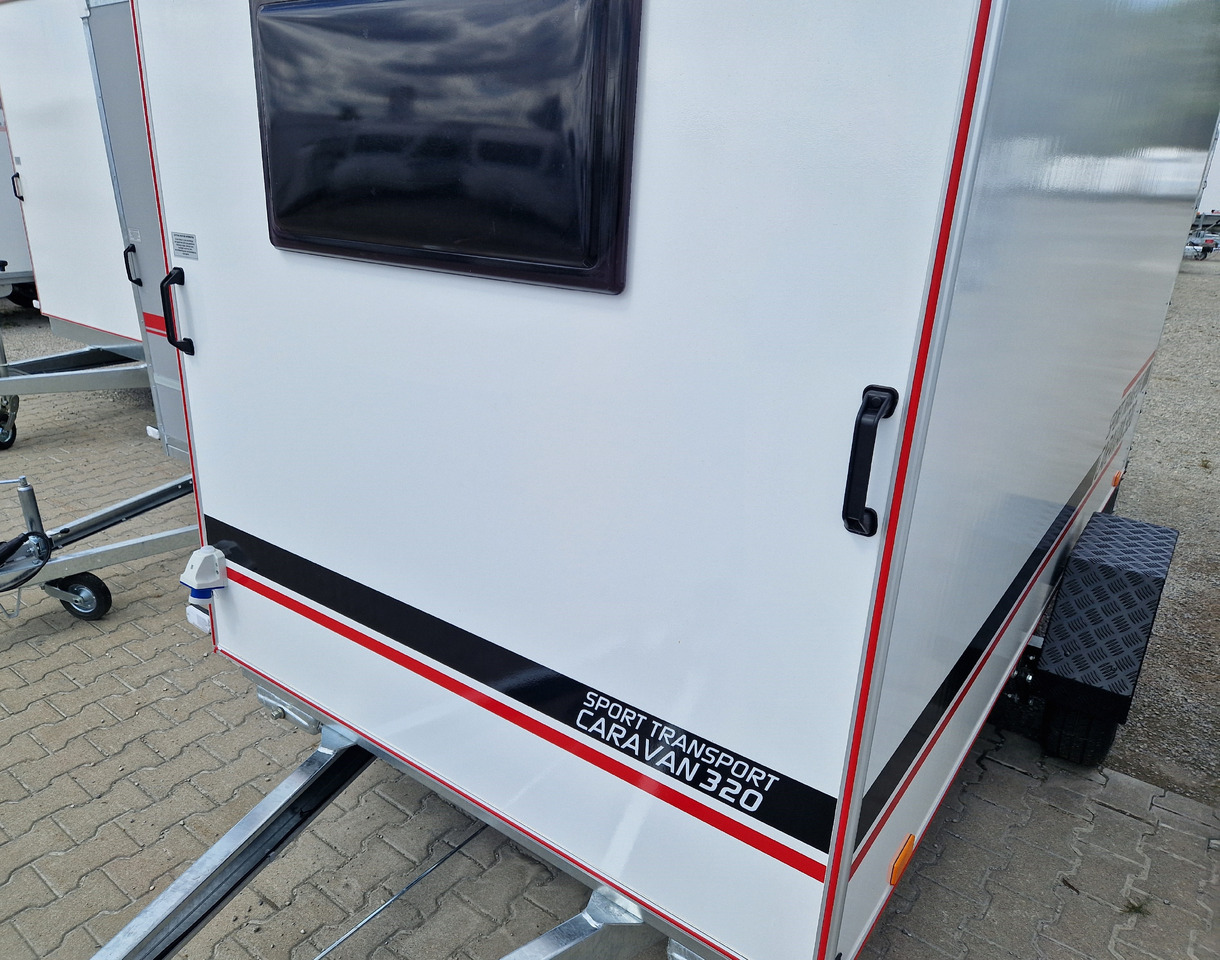 Koffer Camp TFS ST 320.01 320x150x180cm Premium Rampe Seitentür Fenster Bett 1300kg 100km/H - Caravane: photos 2 Koffer Camp TFS ST 320.01 320x150x180cm Premium Rampe Seitentür Fenster Bett 1300kg 100km/H - Caravane: photos 2
