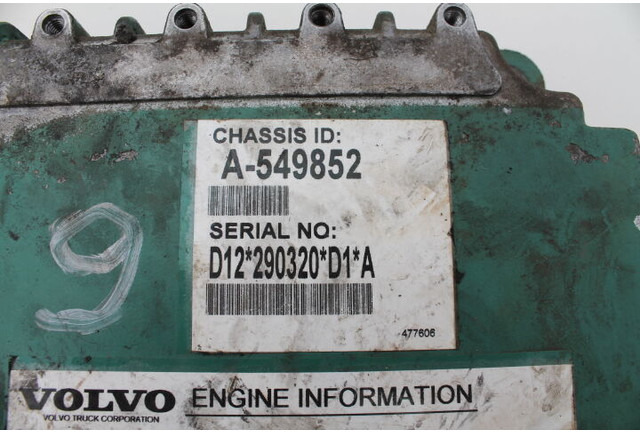 Volvo A-549852 - Bloc de gestion: photos 1 Volvo A-549852 - Bloc de gestion: photos 1