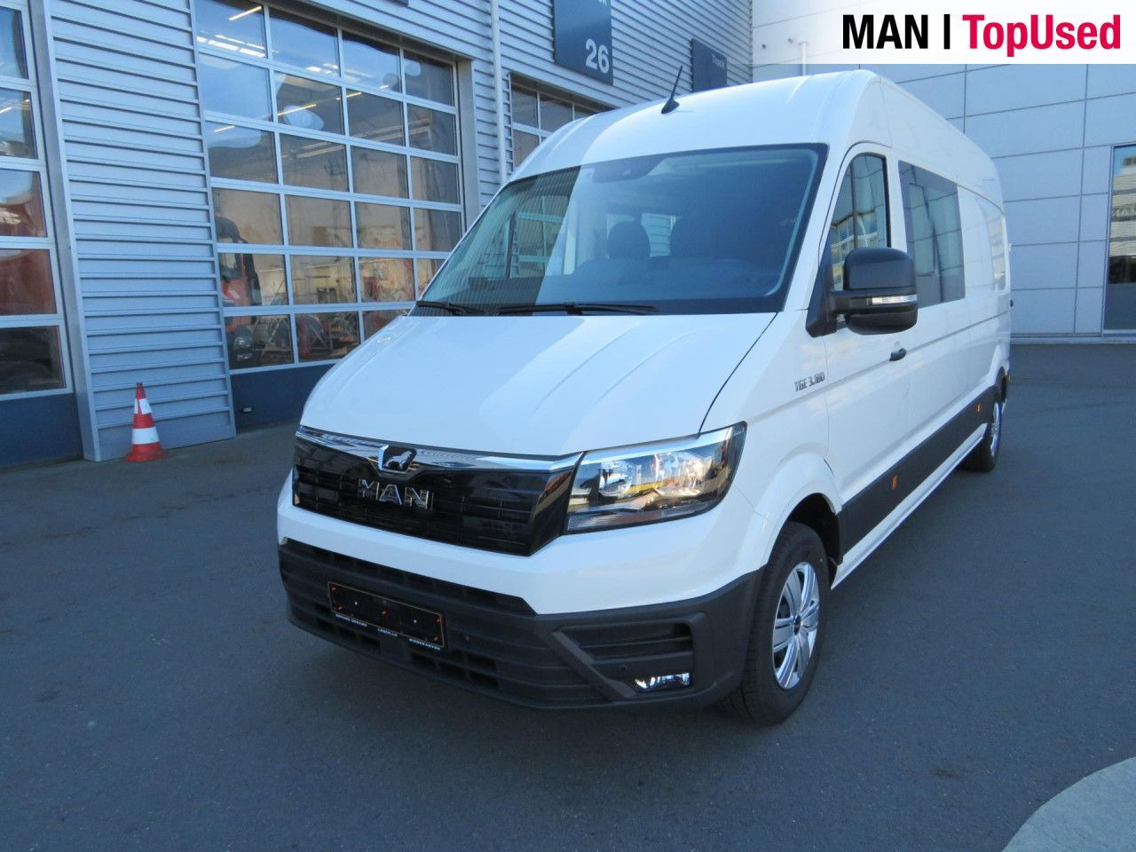 MAN TGE 3.180 4X2F L4H3 SB Doka Kasten Klima AHK ZV - Fourgon utilitaire, Utilitaire double cabine: photos 2 MAN TGE 3.180 4X2F L4H3 SB Doka Kasten Klima AHK ZV - Fourgon utilitaire, Utilitaire double cabine: photos 2