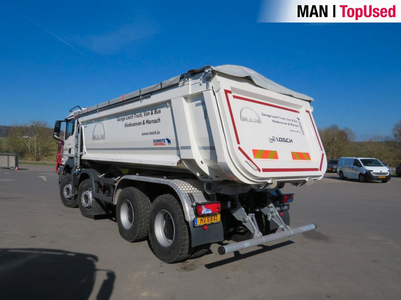 MAN TGS 41.480 8x4 BB CH Schmitz Muldenkipper - Camion multibenne: photos 4 MAN TGS 41.480 8x4 BB CH Schmitz Muldenkipper - Camion multibenne: photos 4