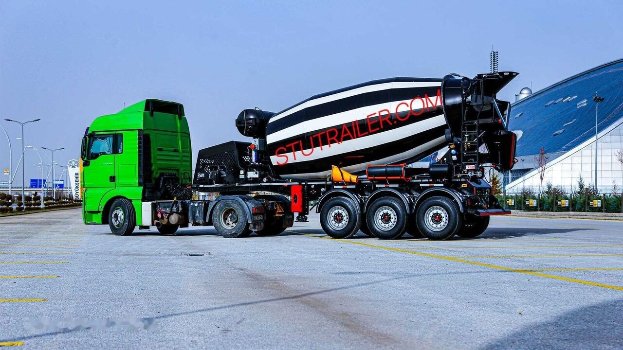 STU 14,7M3 MIXER TRAILER - Semi-remorque malaxeur: photos 2 STU 14,7M3 MIXER TRAILER - Semi-remorque malaxeur: photos 2