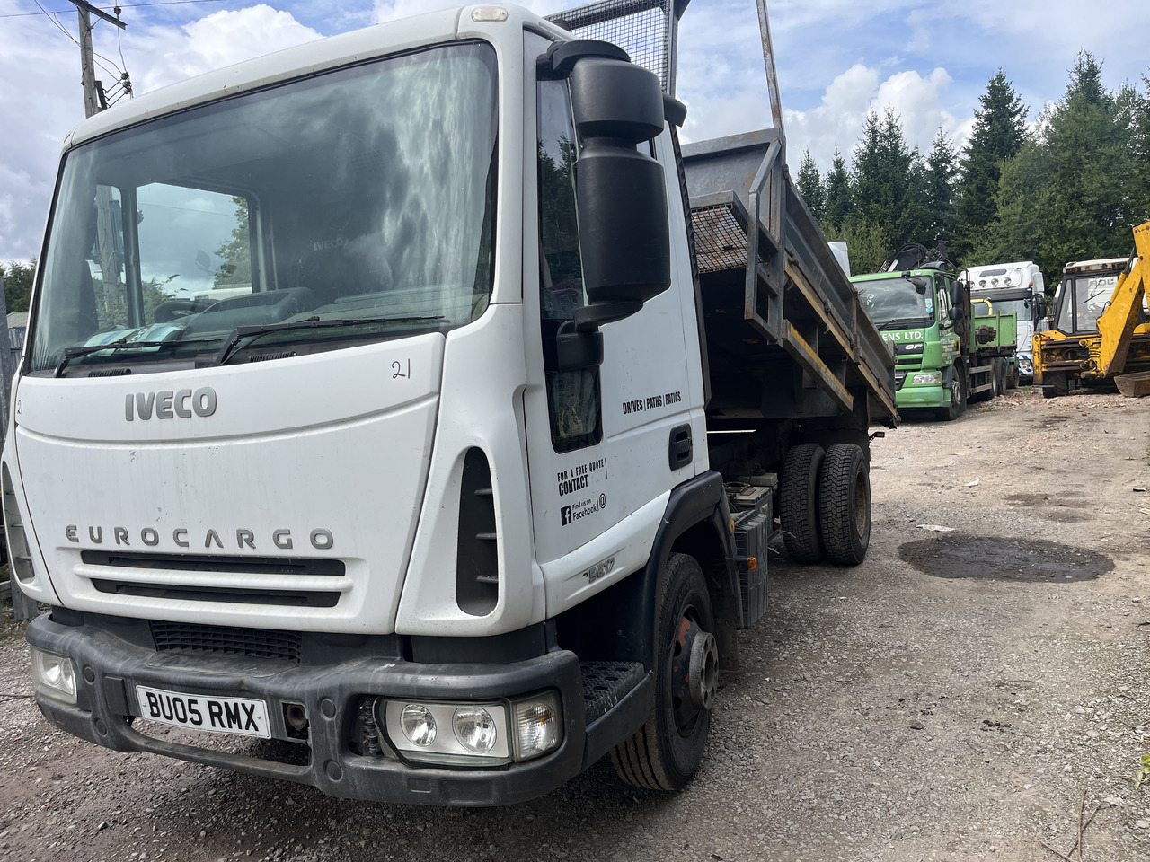 Iveco Euro Cargo 75 E17 - Camion benne: photos 2 Iveco Euro Cargo 75 E17 - Camion benne: photos 2