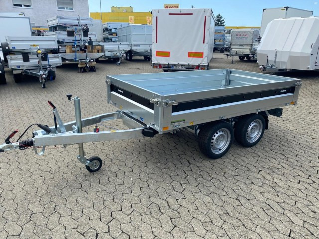 Brenderup Rückwärtskipper BT4260STB 2000, 2,0 to., E-Pumpe, 259x143x35cm - Remorque benne: photos 1 Brenderup Rückwärtskipper BT4260STB 2000, 2,0 to., E-Pumpe, 259x143x35cm - Remorque benne: photos 1