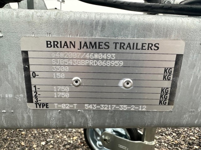 Brian James Cargo Digger Plant 2 Baumaschinenanhänger 543-3217-35-2-12 , 3200 x 1700 mm, 3,5 to. - Remorque porte engin: photos 5 Brian James Cargo Digger Plant 2 Baumaschinenanhänger 543-3217-35-2-12 , 3200 x 1700 mm, 3,5 to. - Remorque porte engin: photos 5