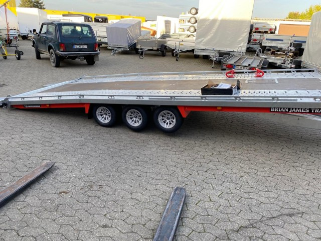 Brian James T6 Transporter, 230-6553, 5500 x 2220 mm, 3,5 to. kippbar mit Auffahrrampe - Remorque porte-voitures: photos 5 Brian James T6 Transporter, 230-6553, 5500 x 2220 mm, 3,5 to. kippbar mit Auffahrrampe - Remorque porte-voitures: photos 5