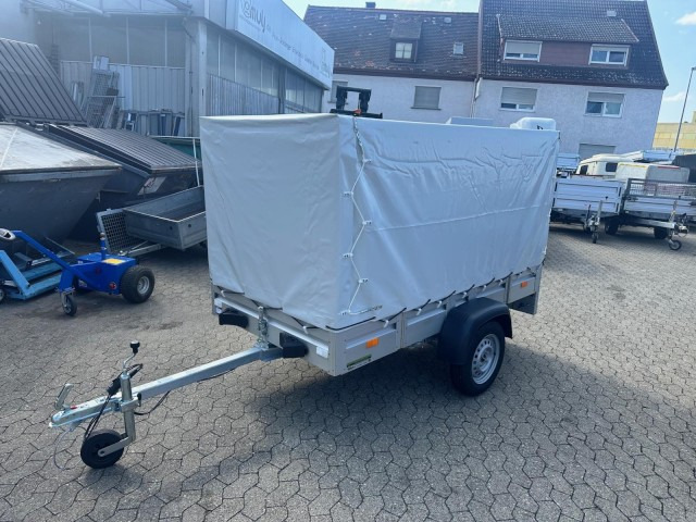 Faltos Pureline Vorteilsaktion, Hochplane 750 kg, 2420 x 1420 x 300 mm - Remorque voiture: photos 1 Faltos Pureline Vorteilsaktion, Hochplane 750 kg, 2420 x 1420 x 300 mm - Remorque voiture: photos 1