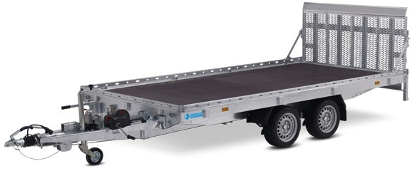 Hapert Indigo HT-2 Transporter 4050 x 2000 mm, 3,0 to. Rampe, mit Hochplane 200 cm - Remorque voiture: photos 2 Hapert Indigo HT-2 Transporter 4050 x 2000 mm, 3,0 to. Rampe, mit Hochplane 200 cm - Remorque voiture: photos 2