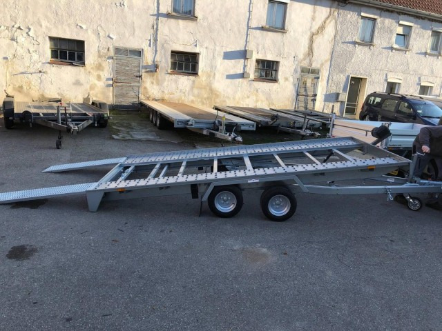 Humbaur Autotransportanhänger FTK 274020, 4000 x 2000 x 50 mm, 2,7 to. - Remorque porte-voitures: photos 2 Humbaur Autotransportanhänger FTK 274020, 4000 x 2000 x 50 mm, 2,7 to. - Remorque porte-voitures: photos 2