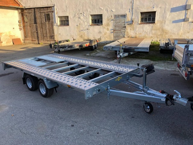 Humbaur Autotransportanhänger FTK 274020, 4000 x 2000 x 50 mm, 2,7 to. - Remorque porte-voitures: photos 1 Humbaur Autotransportanhänger FTK 274020, 4000 x 2000 x 50 mm, 2,7 to. - Remorque porte-voitures: photos 1