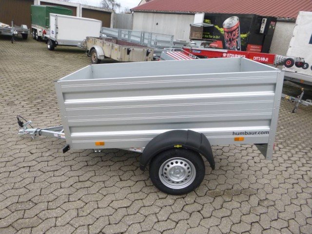 Humbaur HA 752111 mit Bordwandaufsatz Alu, 750 kg, 2050 x 1100 x 350 mm - Remorque voiture: photos 2 Humbaur HA 752111 mit Bordwandaufsatz Alu, 750 kg, 2050 x 1100 x 350 mm - Remorque voiture: photos 2