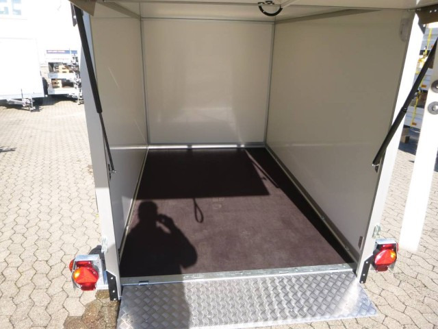 Humbaur Koffer Absenkanhänger mit E-Pumpe HKT 183117-18P, 100 km/h 1,8 t. 3100 x 1765 x 1800 mm - Remorque fourgon: photos 3 Humbaur Koffer Absenkanhänger mit E-Pumpe HKT 183117-18P, 100 km/h 1,8 t. 3100 x 1765 x 1800 mm - Remorque fourgon: photos 3