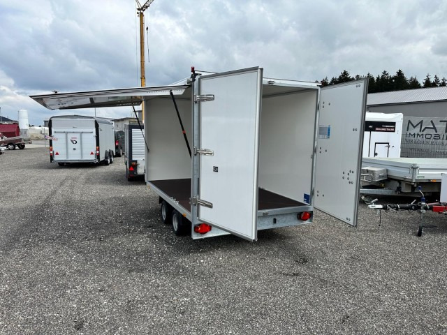 Humbaur Koffer HKN 25 32 21-20 PF30, 2,5 to. Verkaufsklappe 3185x2030x1885 mm - Remorque fourgon: photos 5 Humbaur Koffer HKN 25 32 21-20 PF30, 2,5 to. Verkaufsklappe 3185x2030x1885 mm - Remorque fourgon: photos 5