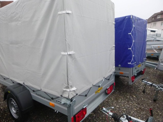 Humbaur Startrailer H752513 Alu mit Hochplane 150 cm, 251x131x30cm - Remorque voiture: photos 3 Humbaur Startrailer H752513 Alu mit Hochplane 150 cm, 251x131x30cm - Remorque voiture: photos 3