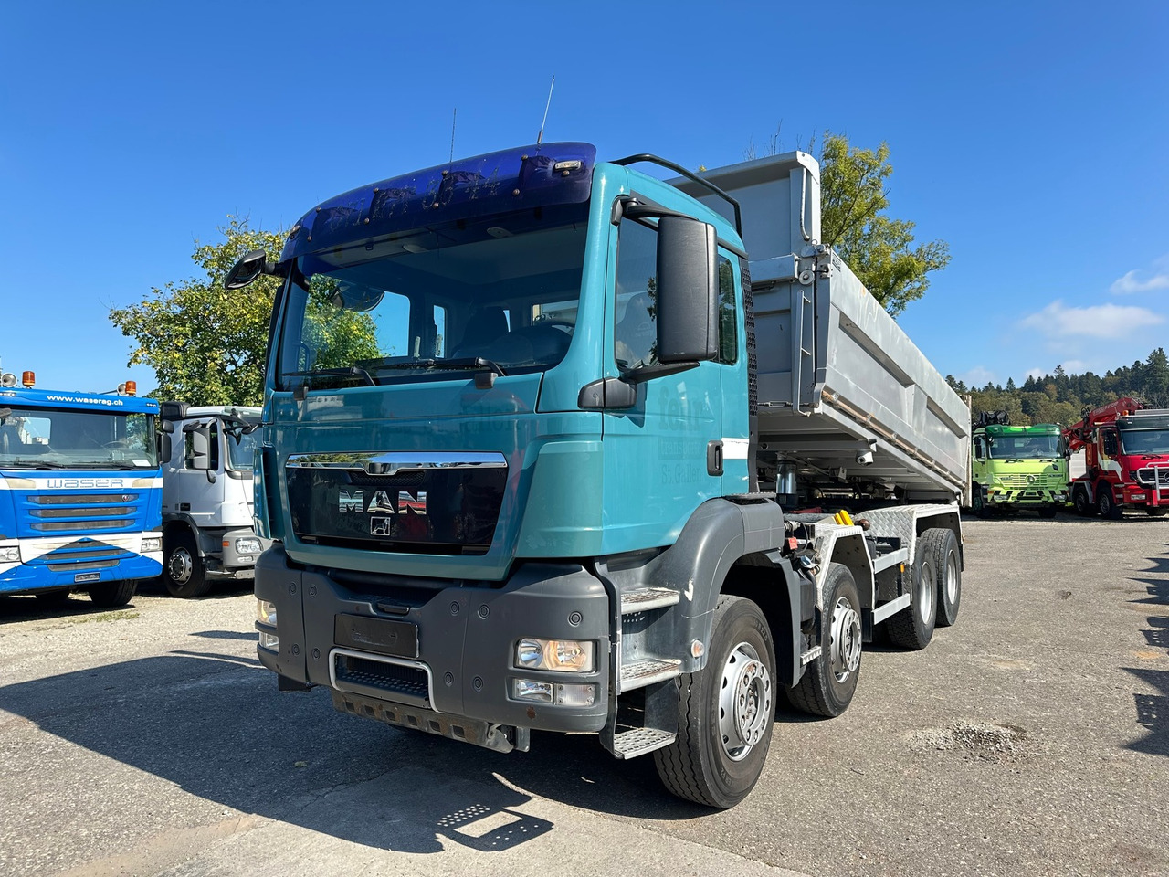 MAN TGS 35.480 8x4 Wechselsistem - Camion benne: photos 1 MAN TGS 35.480 8x4 Wechselsistem - Camion benne: photos 1