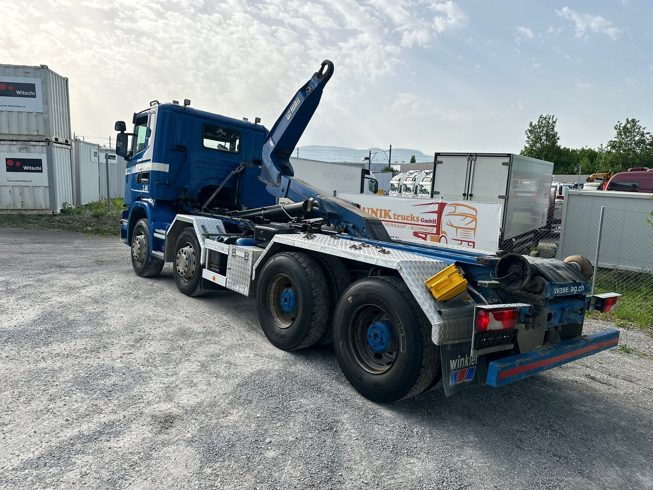 Camion ampliroll SCANIA G450 8x4 Abrollkipper: photos 7