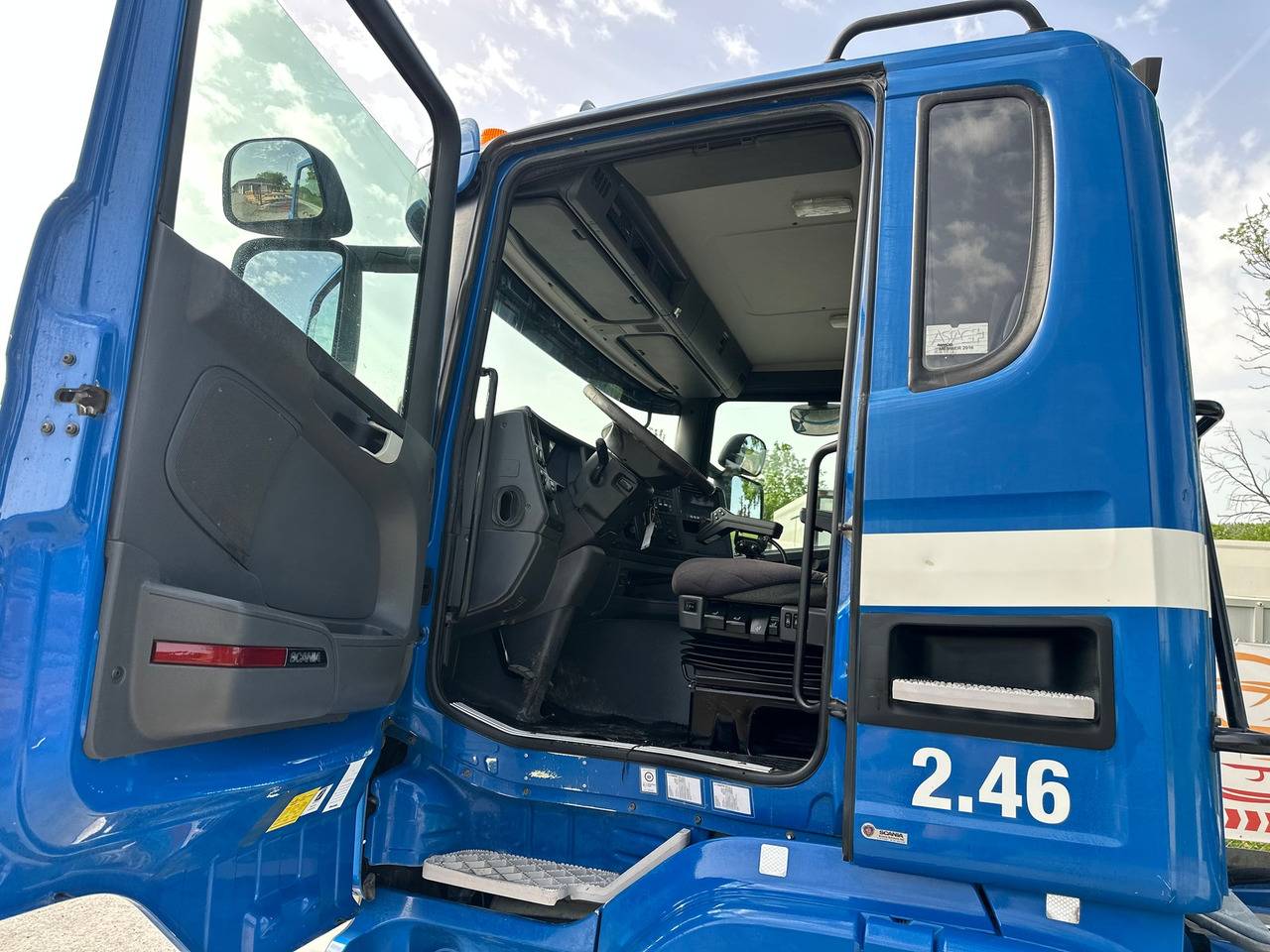 Camion ampliroll SCANIA G450 8x4 Abrollkipper: photos 13