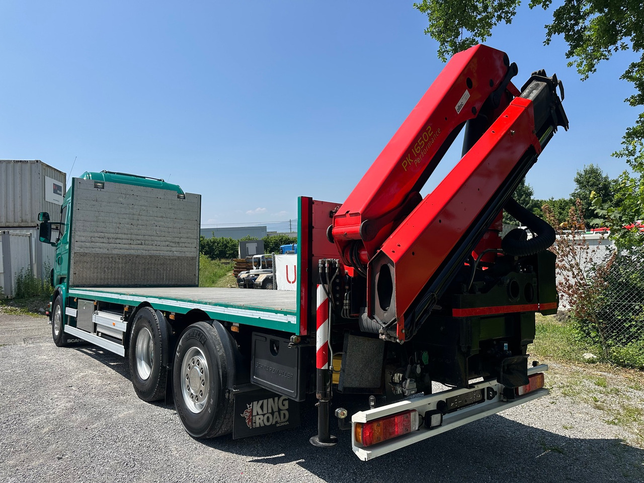 SCANIA R 480 6x2 Palfinger 16502 - Camion plateau, Camion grue: photos 5 SCANIA R 480 6x2 Palfinger 16502 - Camion plateau, Camion grue: photos 5