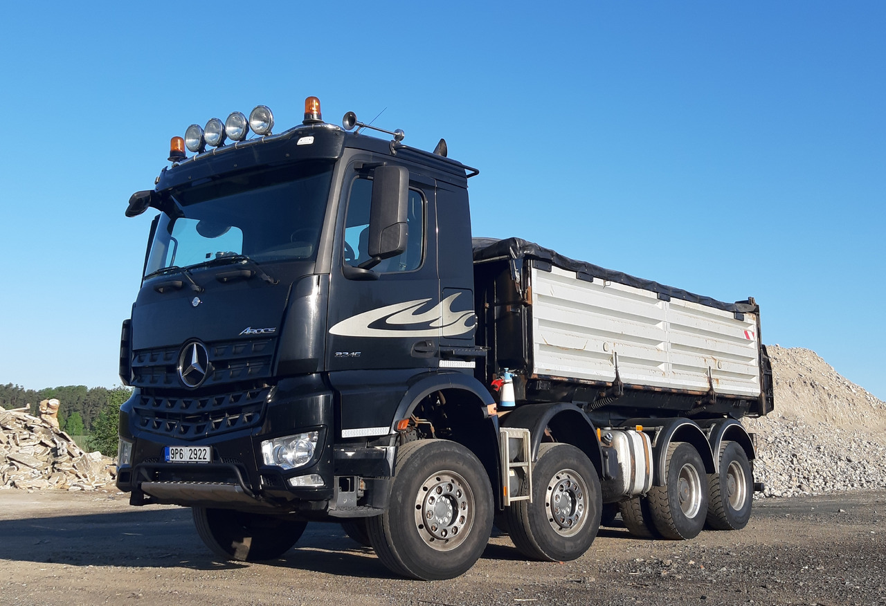 MERCEDES-BENZ AROCS 3245 8x4 Bordmatic THERMO CRAMARO AHK - Camion benne: photos 1 MERCEDES-BENZ AROCS 3245 8x4 Bordmatic THERMO CRAMARO AHK - Camion benne: photos 1