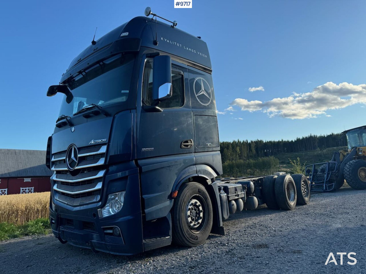2014 Mercedes Actros 2551 Chassis. Rep object. - Châssis cabine: photos 1 2014 Mercedes Actros 2551 Chassis. Rep object. - Châssis cabine: photos 1