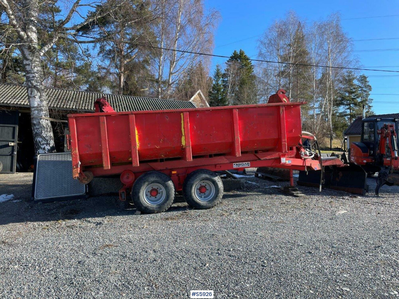 Bigab 7-10 hook truck trailer with flat - Remorque ampliroll/ Multibenne: photos 4 Bigab 7-10 hook truck trailer with flat - Remorque ampliroll/ Multibenne: photos 4