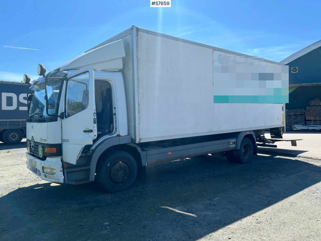 Box Truck Mercedes Benz Atego 1223, See videos - Camion fourgon: photos 1 Box Truck Mercedes Benz Atego 1223, See videos - Camion fourgon: photos 1