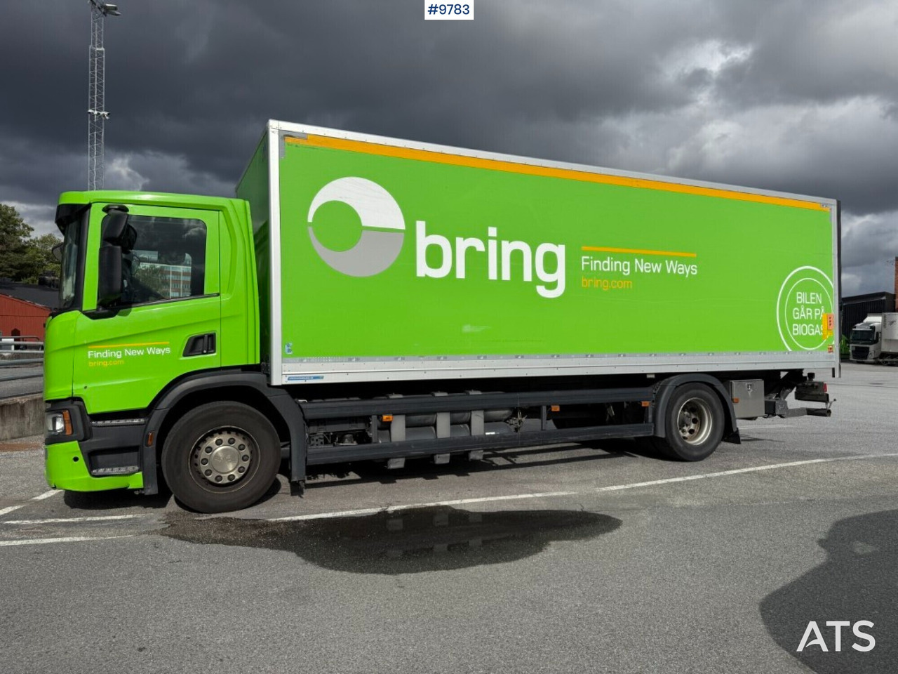 Camion fourgon Box truck Scania P280 gas-powered: photos 7 Camion fourgon Box truck Scania P280 gas-powered: photos 7