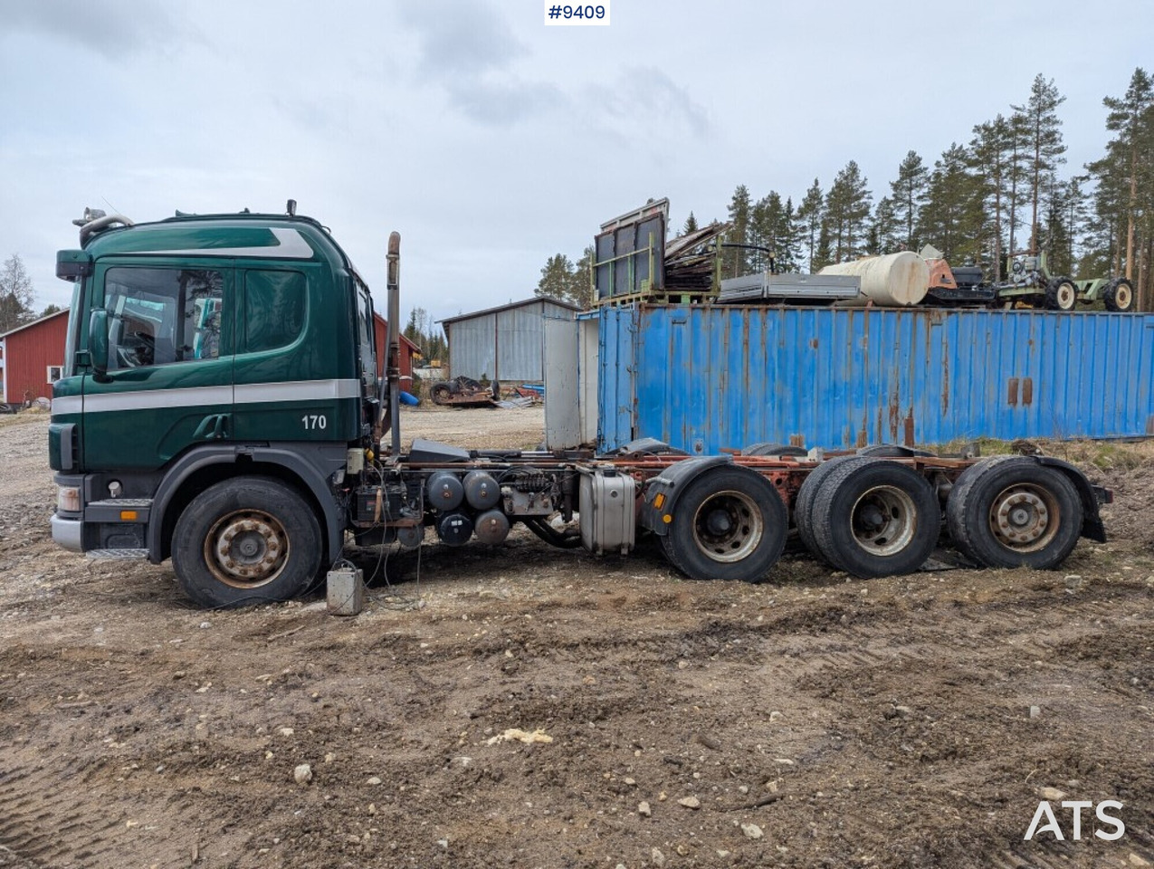 Chassi Scania P124 8X4 (see video) - Châssis cabine: photos 2 Chassi Scania P124 8X4 (see video) - Châssis cabine: photos 2