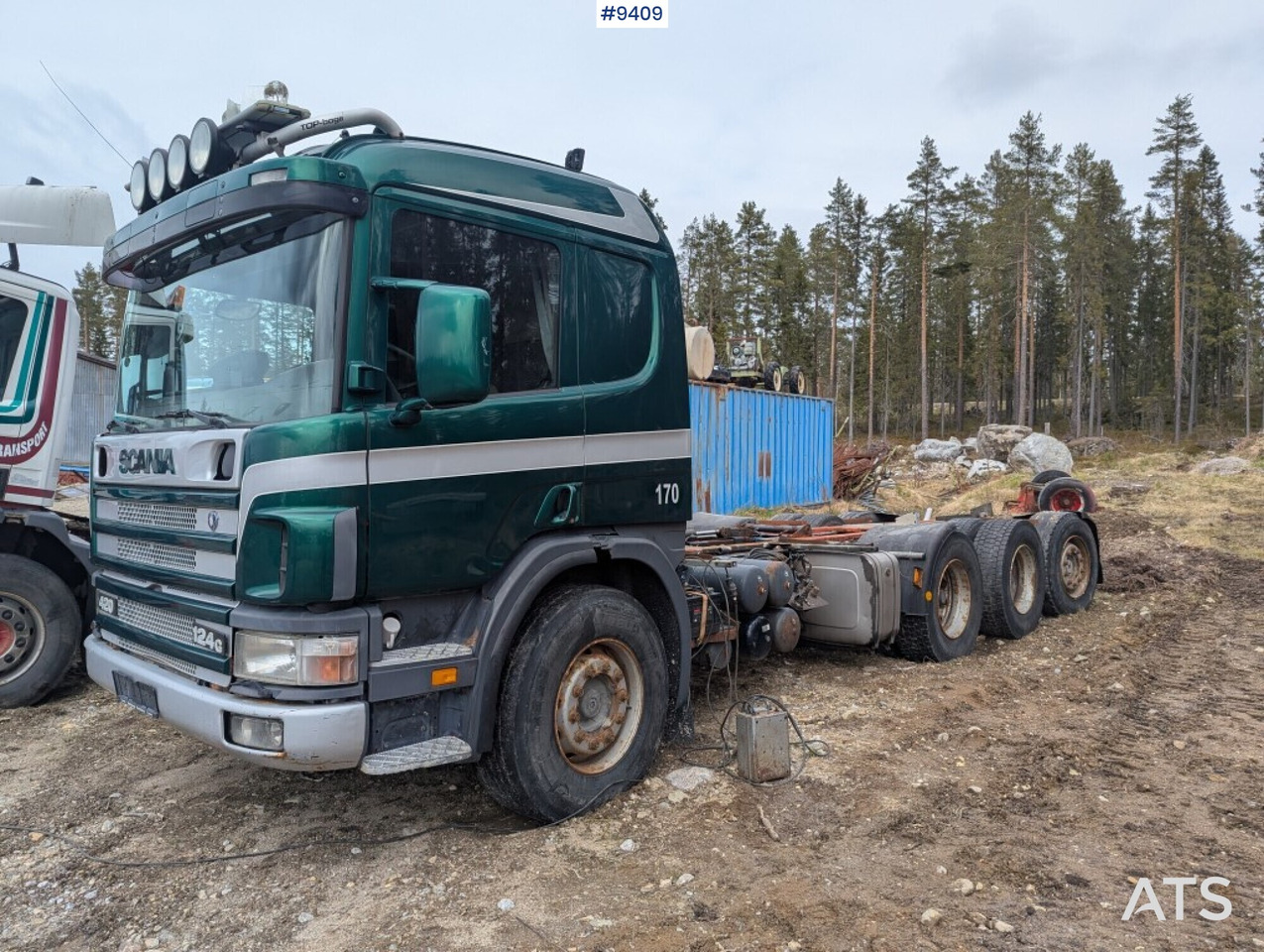 Chassi Scania P124 8X4 (see video) - Châssis cabine: photos 1 Chassi Scania P124 8X4 (see video) - Châssis cabine: photos 1