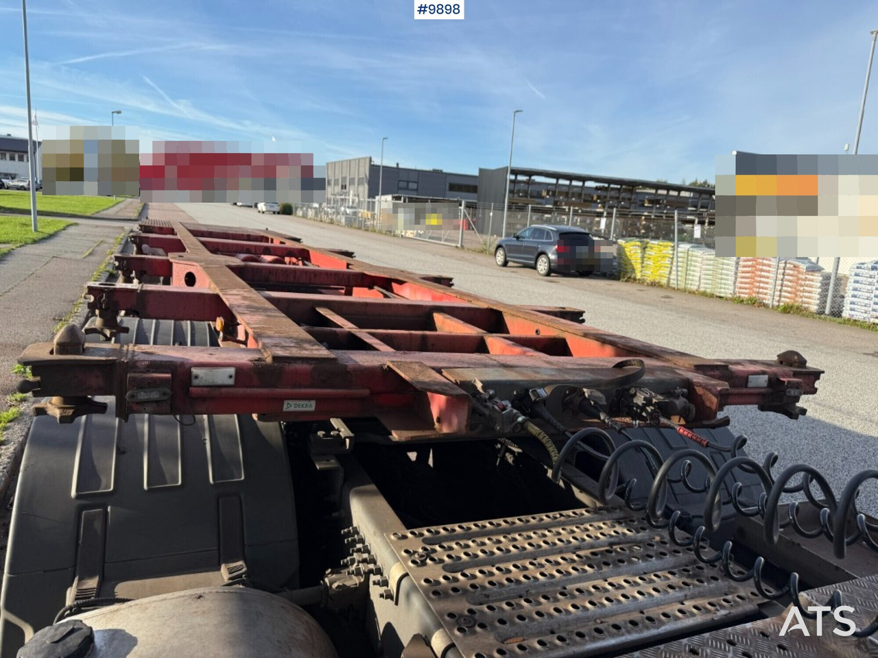 Container chassis Fliegl SDS 400 - Semi-remorque porte-conteneur/ Caisse mobile: photos 4 Container chassis Fliegl SDS 400 - Semi-remorque porte-conteneur/ Caisse mobile: photos 4