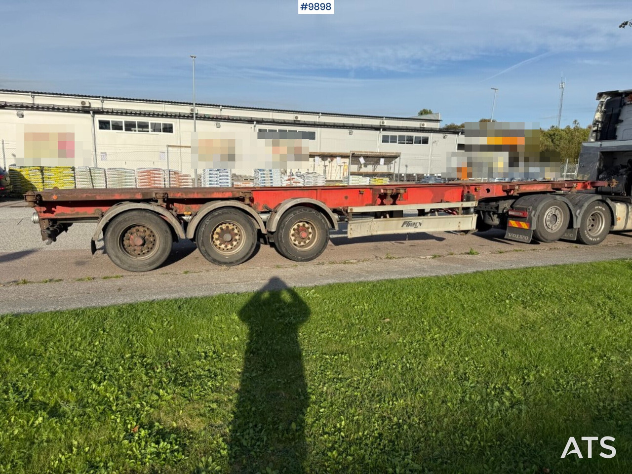 Container chassis Fliegl SDS 400 - Semi-remorque porte-conteneur/ Caisse mobile: photos 5 Container chassis Fliegl SDS 400 - Semi-remorque porte-conteneur/ Caisse mobile: photos 5