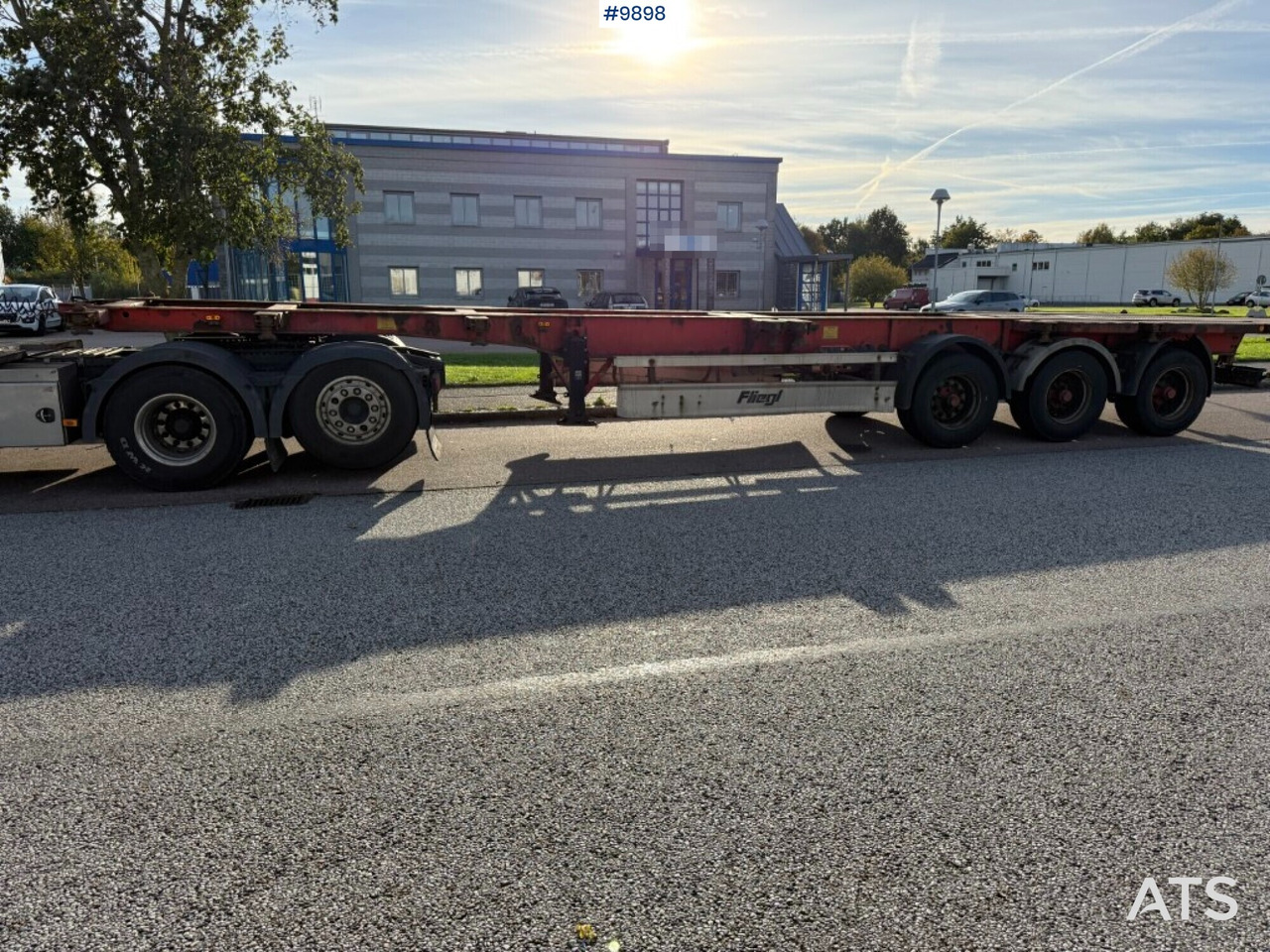 Container chassis Fliegl SDS 400 - Semi-remorque porte-conteneur/ Caisse mobile: photos 3 Container chassis Fliegl SDS 400 - Semi-remorque porte-conteneur/ Caisse mobile: photos 3