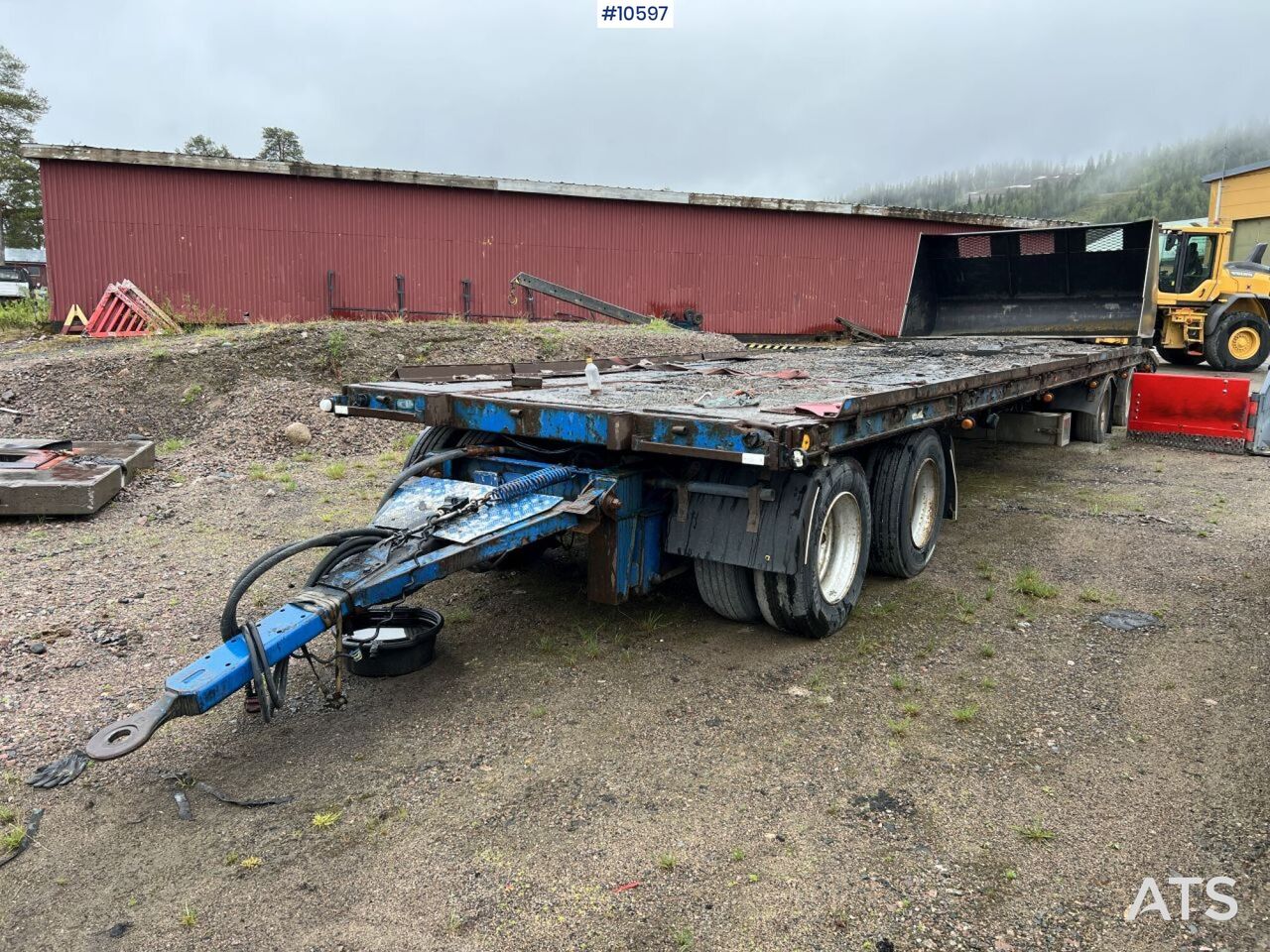 Contar 1020 LDT Trailer - 4-axle - Remorque plateau: photos 1 Contar 1020 LDT Trailer - 4-axle - Remorque plateau: photos 1