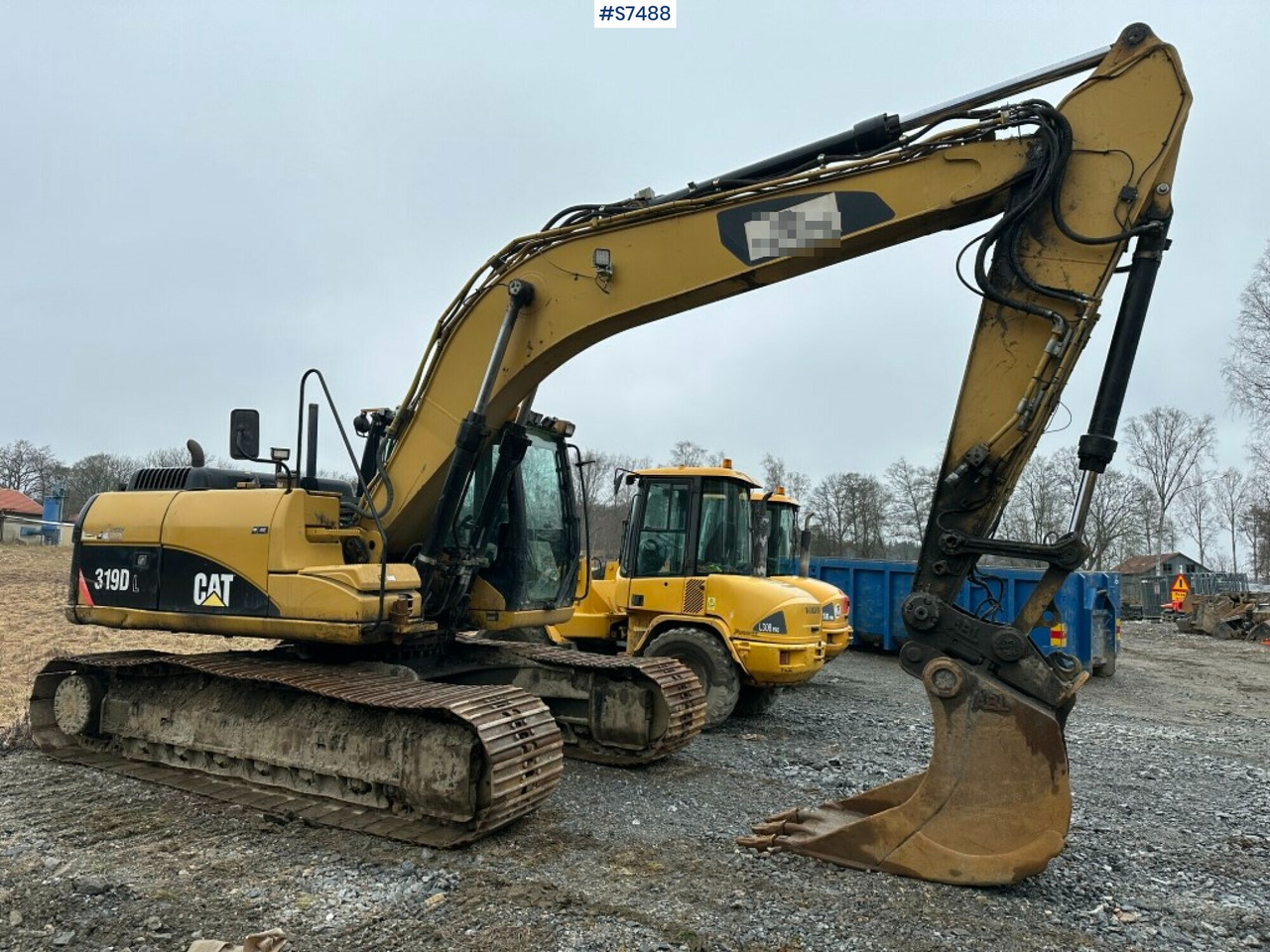 Excavator CAT 319D with rotor, digging system and gear - Pelle sur chenille: photos 2 Excavator CAT 319D with rotor, digging system and gear - Pelle sur chenille: photos 2