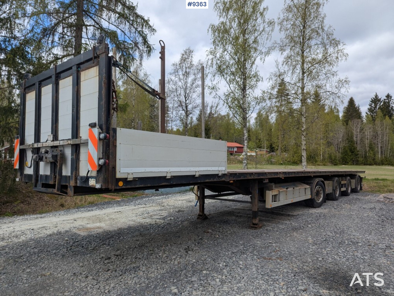 Flatbed trailer Närko - Semi-remorque plateau: photos 1 Flatbed trailer Närko - Semi-remorque plateau: photos 1