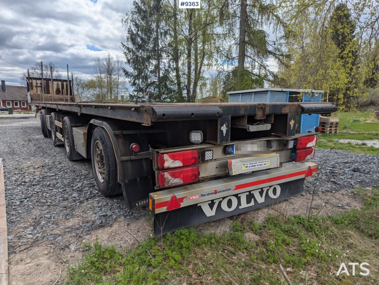 Flatbed trailer Närko - Semi-remorque plateau: photos 2 Flatbed trailer Närko - Semi-remorque plateau: photos 2